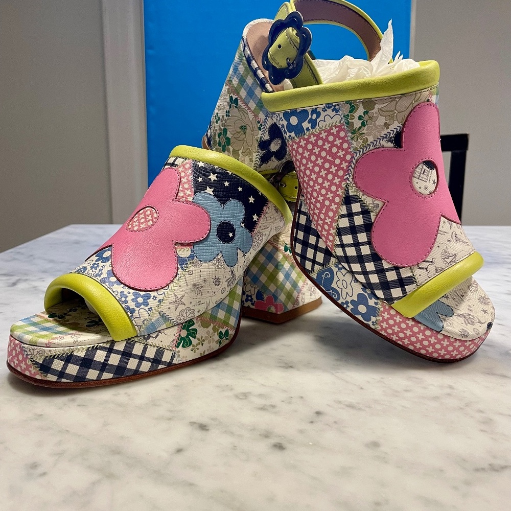 PICNIC RIVERDALE SLINGBACK PLATFORM HEEL